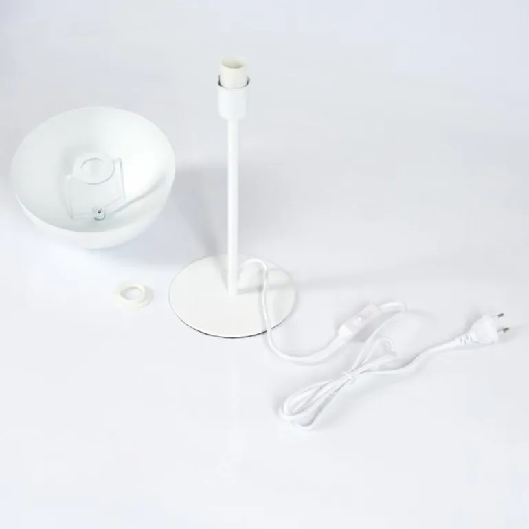 Lampe de table Tom Blanc, 1 lumière