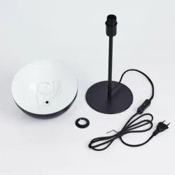 Lampe de table Tom Kings Noir, Blanc, 1 lumière