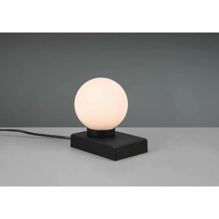 Lampe de table Trio Davi 2 Noir, 1 lumière