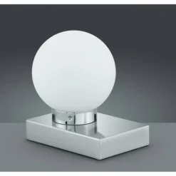 Lampe de table Trio Davi 2 Nickel mat, 1 lumière