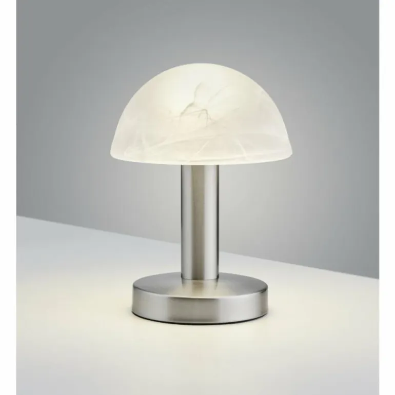 Lampe de table Trio Fynn 2 Nickel mat, 1 lumière