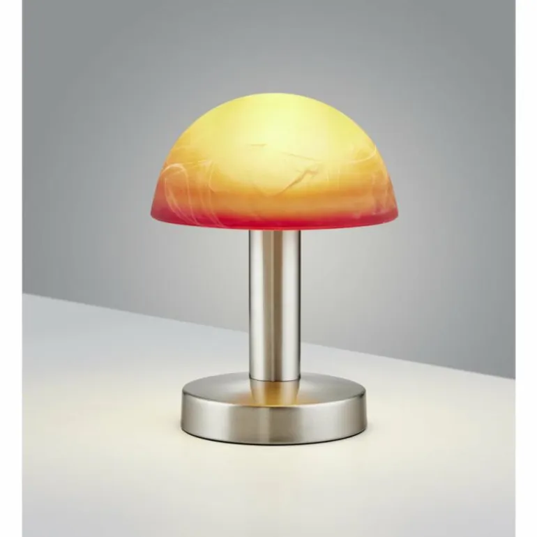Lampe de table Trio Fynn 2 Nickel mat, 1 lumière