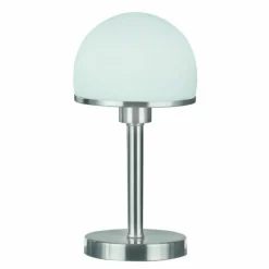 Lampe de table Trio Joost 2 Nickel mat, 1 lumière