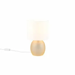 Lampe de table Trio VELA Brun doré, 1 lumière