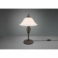 Lampe de table Trio-Leuchten Rustica Rouille, 2 lumières