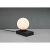 Lampe de table Trio-Leuchten Davi Noir, 1 lumière