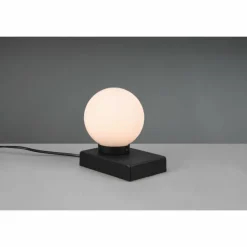 Lampe de table Trio-Leuchten Davi Noir, 1 lumière
