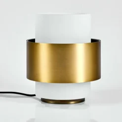 Lampe de table Vegreville Laiton, 1 lumière