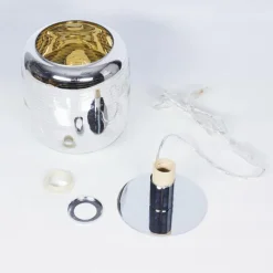 Lampe de table Verasara Chrome, 1 lumière