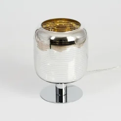 Lampe de table Verasara Chrome, 1 lumière