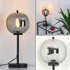 Lampe de table Verbania Noir, 1 lumière