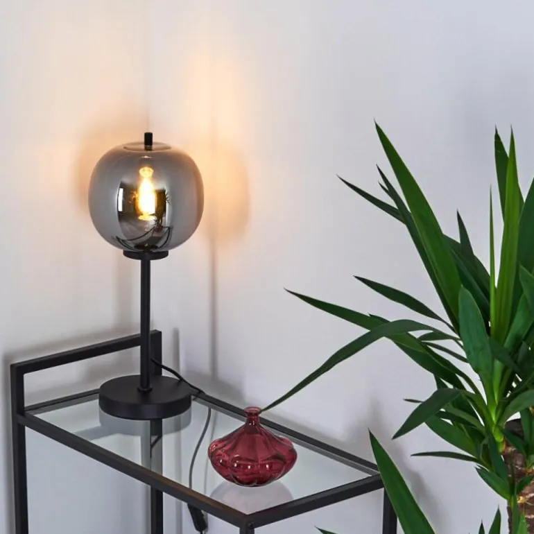 Lampe de table Verbania Noir, 1 lumière