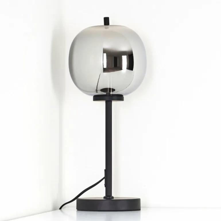 Lampe de table Verbania Noir, 1 lumière