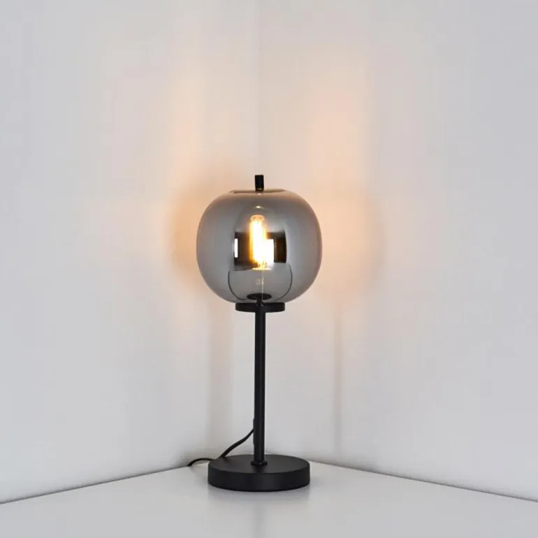 Lampe de table Verbania Noir, 1 lumière