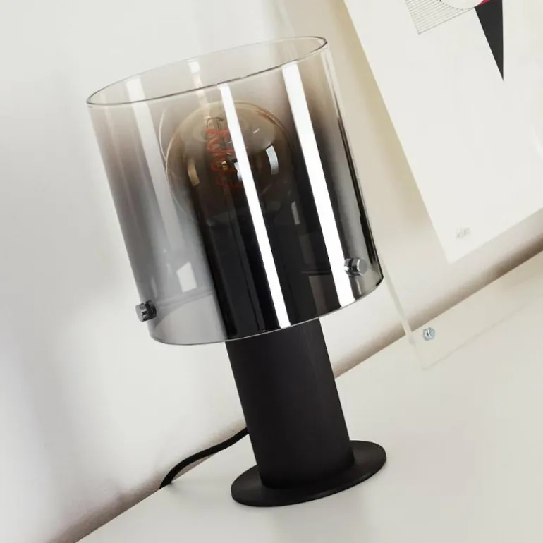 Lampe de table Wichita Noir, 1 lumière