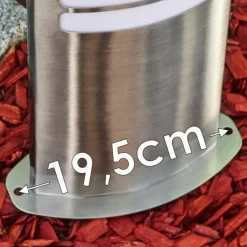 Lampe d'extérieur Alslev Acier inoxydable, 1 lumière