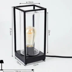 Lampe d'extérieur Palanga Noir, 1 lumière