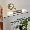 lampe miroir Regensdorf Nickel mat, 2 lumières