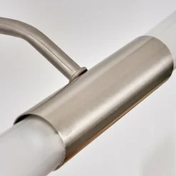lampe miroir Regensdorf Nickel mat, 2 lumières