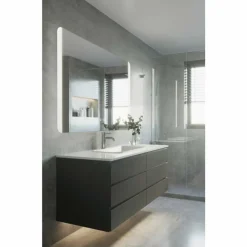 lampe miroir Eglo-Leuchten BUENAVISTA LED Argenté, 1 lumière