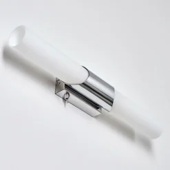 lampe miroir Morges Brun foncé, Nickel mat, 2 lumières