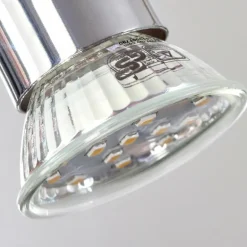 lampe miroir Morges Chrome, 1 lumière