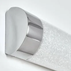 lampe miroir Morges LED Chrome, Scintillant, Blanc, 1 lumière