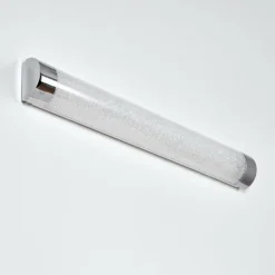 lampe miroir Morges LED Chrome, Scintillant, Blanc, 1 lumière