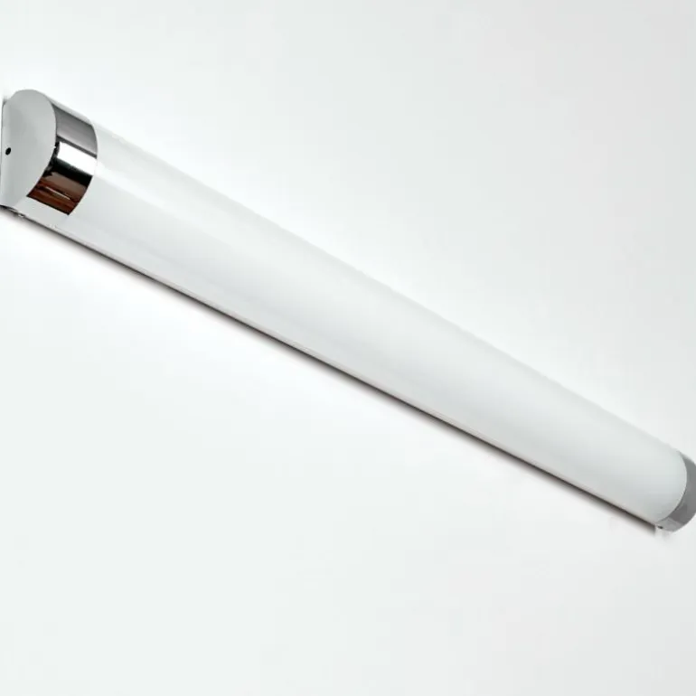 lampe miroir Morges LED Chrome, Blanc, 1 lumière