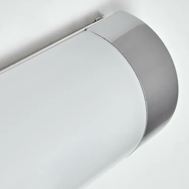 lampe miroir Morges LED Chrome, Blanc, 1 lumière