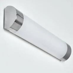 lampe miroir Morges LED Chrome, Blanc, 1 lumière
