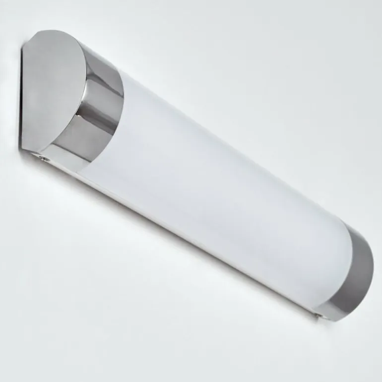 lampe miroir Morges LED Chrome, Blanc, 1 lumière