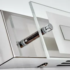 lampe miroir Morges LED Chrome, Blanc, 1 lumière