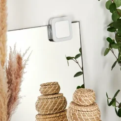 lampe miroir Morges LED Chrome, Blanc, 1 lumière