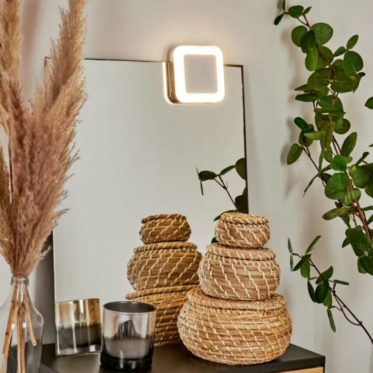 lampe miroir Morges LED Chrome, Blanc, 1 lumière