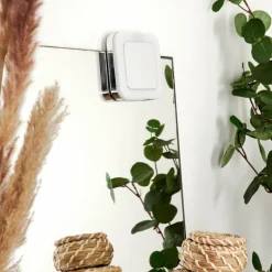 lampe miroir Morges LED Chrome, Blanc, 1 lumière