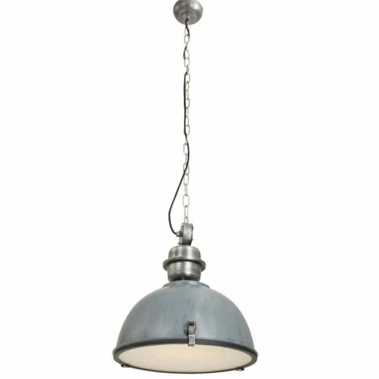 Lampe pendante Steinhauer Bikkel Gris, 1 lumière