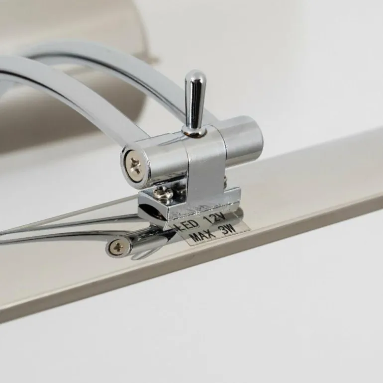 Lampe pour écran Liberia Picture LED Chrome, 1 lumière