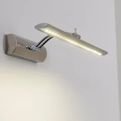 Lampe pour écran Liberia Picture LED Chrome, 1 lumière