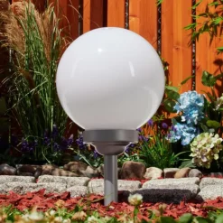 lampe solaire Kanganbou LED Argenté, 4 lumières, Changeur de couleurs
