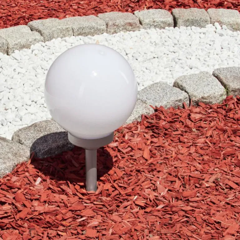 lampe solaire Kanganbou LED Argenté, 4 lumières, Changeur de couleurs