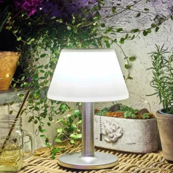lampe solaire Alcudia LED Blanc, 1 lumière