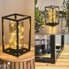 lampe solaire Aracaju LED Noir, 30 lumières