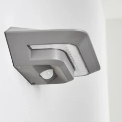 Lampe solaire Camden LED Gris, 1 lumière, Détecteur de mouvement