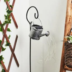 lampe solaire Dalen LED Noir, Argenté, 28 lumières