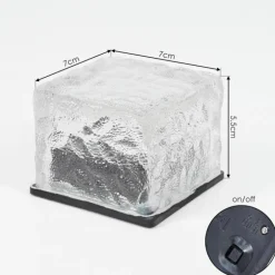 lampe solaire Gressela LED Noir, Blanc, 1 lumière, Changeur de couleurs