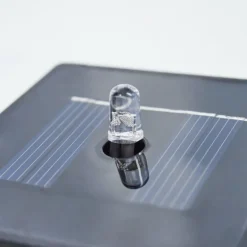 lampe solaire Gressela LED Noir, Blanc, 1 lumière, Changeur de couleurs