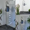 lampe solaire Isernia LED Rouille, Argenté, 80 lumières