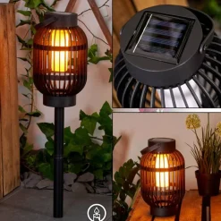 lampe solaire Joinville LED Noir, 1 lumière