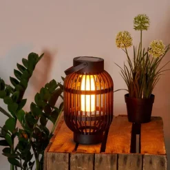 lampe solaire Joinville LED Noir, 1 lumière